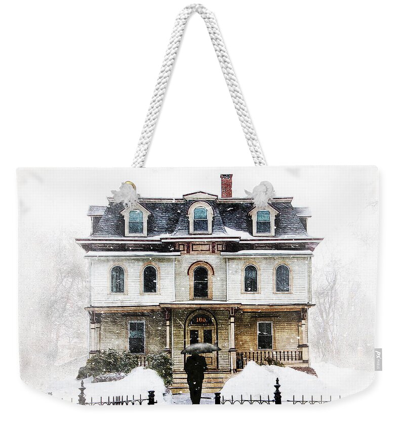 Winter Weekender Tote Bag featuring the photograph 100 East Avenue by Aleksander Rotner