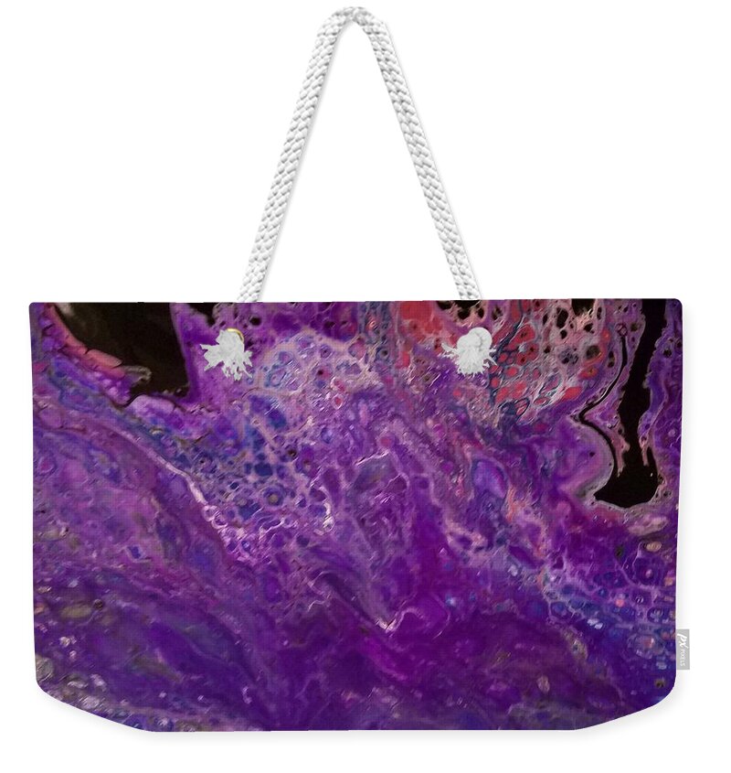 Abstract Weekender Tote Bag featuring the painting #107 #107 by Gerry Smith