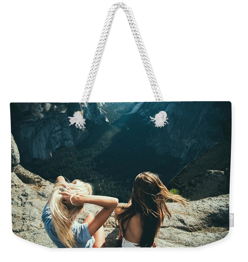 Model Weekender Tote Bag featuring the photograph Model #11 by Jackie Russo