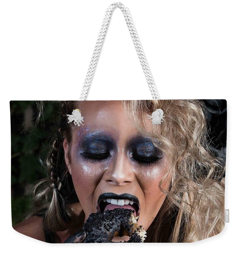 Women Weekender Tote Bag featuring the digital art Women #118 by Super Lovely