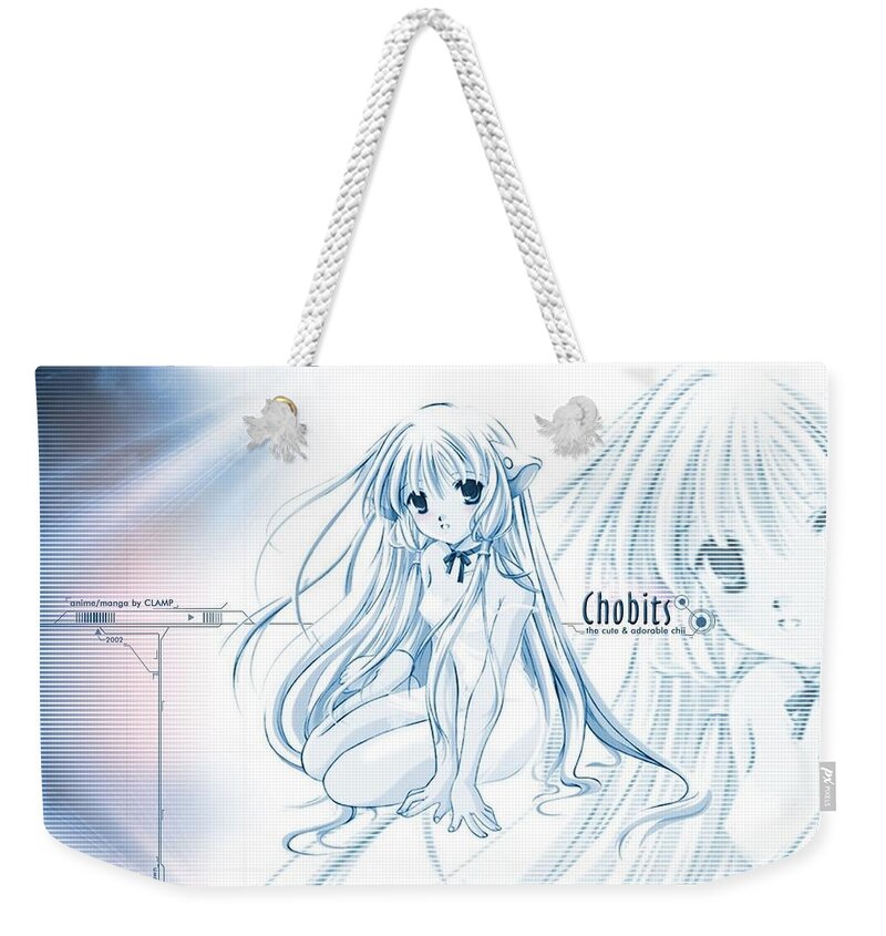 Chobits Weekender Tote Bag featuring the digital art Chobits #12 by Super Lovely