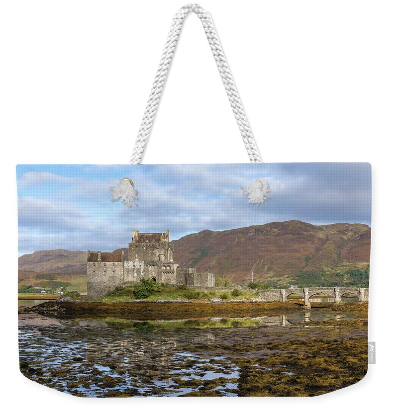 Eilean Donan Castle Weekender Tote Bag featuring the photograph Eilean Donan Castle - Scotland #12 by Joana Kruse