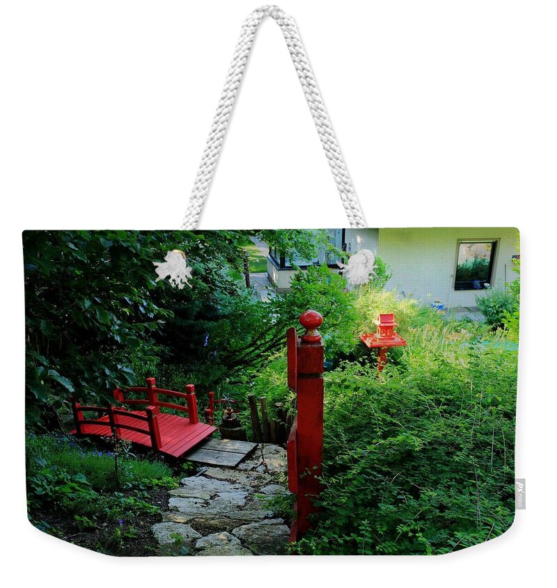 Garden Weekender Tote Bag featuring the photograph Garden #12 by Jackie Russo