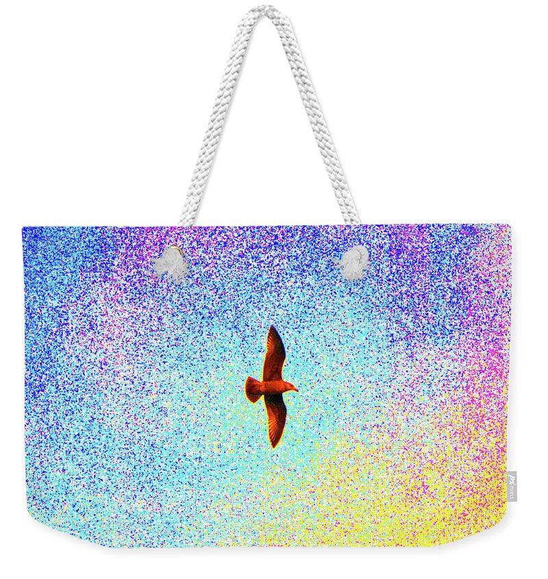 Seagull Weekender Tote Bag featuring the digital art 12- Gulliver's Travels by Joseph Keane