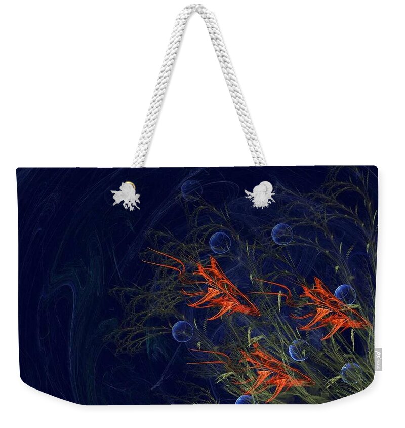 Other Weekender Tote Bag featuring the digital art Other #12 by Maye Loeser