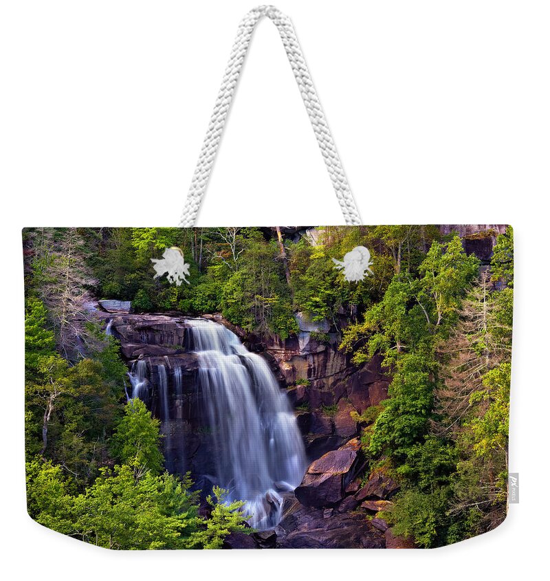Waterfall Weekender Tote Bag featuring the photograph Waterfall #12 by Mariel Mcmeeking