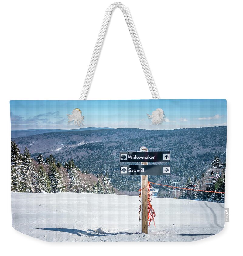 Cass Weekender Tote Bag featuring the photograph Beautiful Nature And Scenery Around Snowshoe Ski Resort In Cass #13 by Alex Grichenko