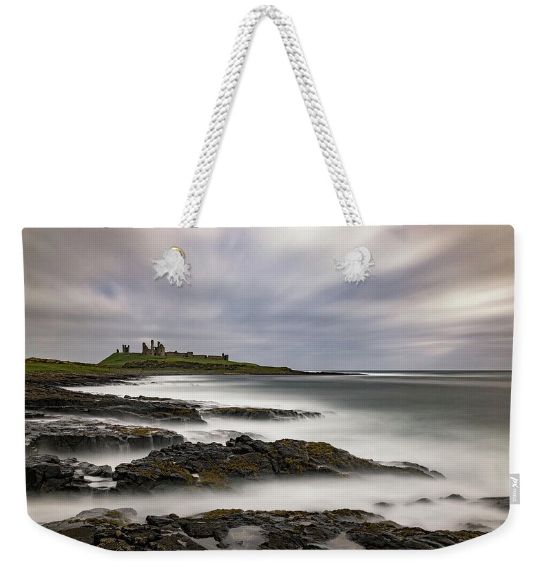Dunstanburgh Weekender Tote Bag featuring the photograph Dunstanburgh Castle #13 by David Pringle