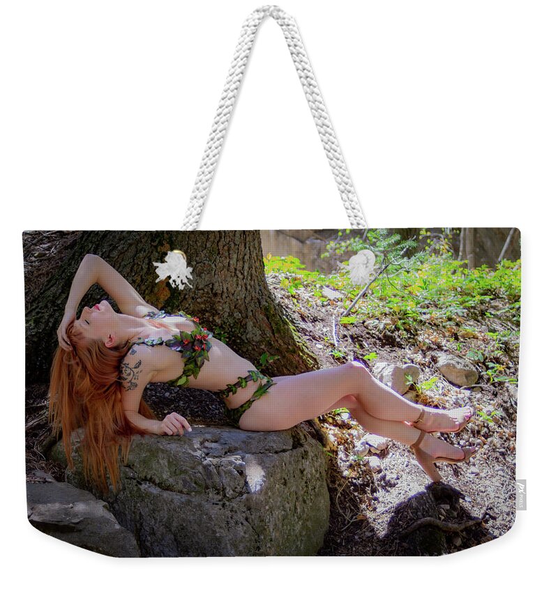 Outdoors Weekender Tote Bag featuring the photograph Michela #13 by La Bella Vita Boudoir