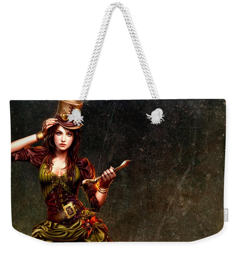 Women Weekender Tote Bag featuring the digital art Women #140 by Super Lovely