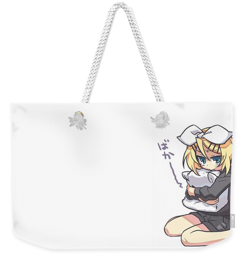 Vocaloid Weekender Tote Bag featuring the digital art Vocaloid #142 by Super Lovely