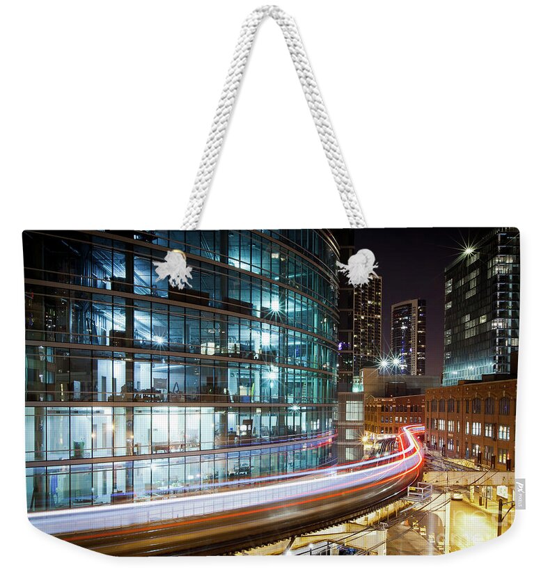 Chicago Weekender Tote Bag featuring the photograph 1430 The S Curve by Steve Sturgill
