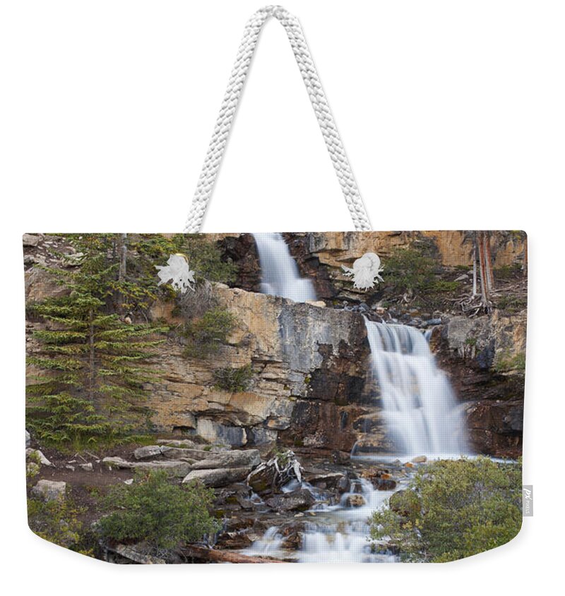 Tangle Creek Falls Weekender Tote Bag featuring the photograph 151124p042 by Arterra Picture Library