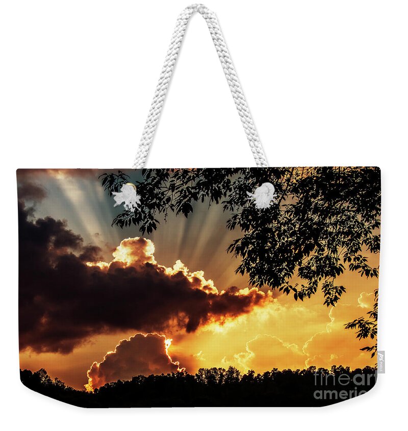 Summer Weekender Tote Bag featuring the photograph Appalachian Sunset #16 by Thomas R Fletcher