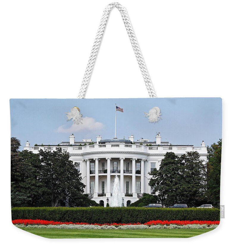 Darin Volpe Architecture Weekender Tote Bag featuring the photograph 1600 Pennsylvania Avenue - The White House, Washington D.C. by Darin Volpe