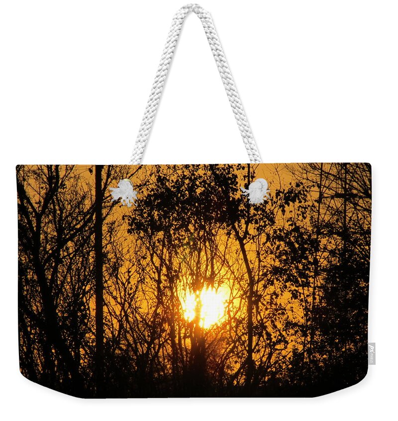 Sunset Weekender Tote Bag featuring the photograph Sunset #17 by Mariel Mcmeeking