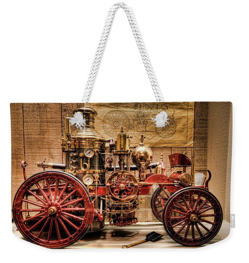 Hdr Weekender Tote Bag featuring the photograph 1870 LaFrance by Brad Granger