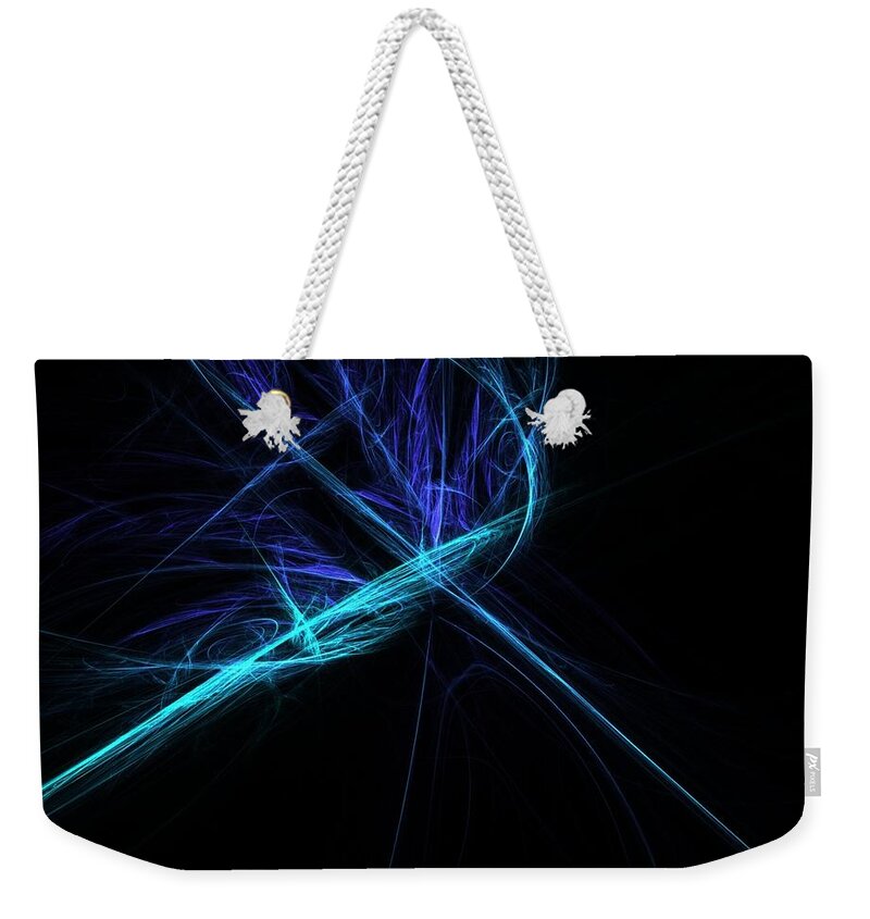 Abstract Weekender Tote Bag featuring the digital art Abstract #19 by Super Lovely