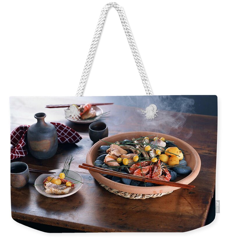 Asian Weekender Tote Bag featuring the photograph Asian #19 by Jackie Russo