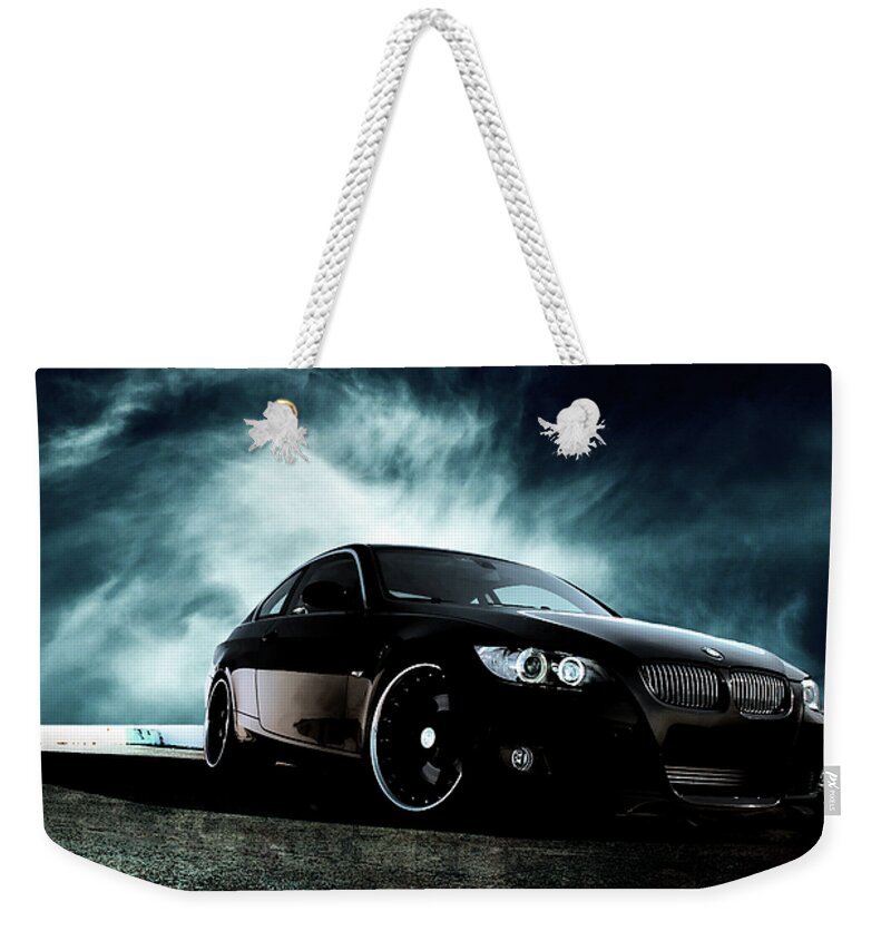 Bmw Weekender Tote Bag featuring the photograph BMW #19 by Jackie Russo