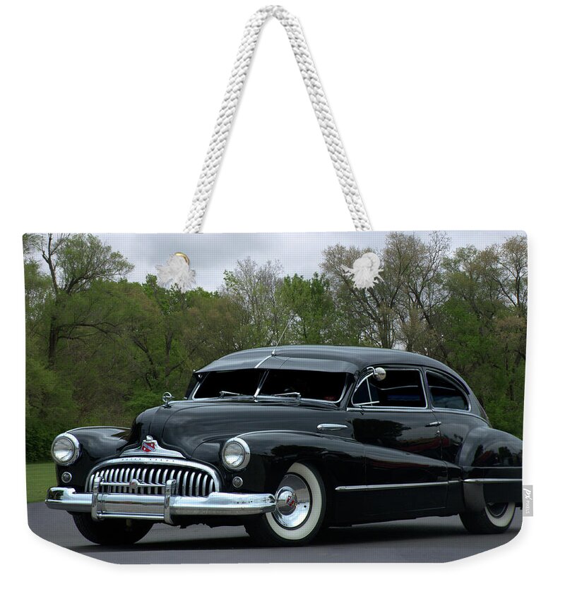 1948 Weekender Tote Bag featuring the photograph 1948 Buick by Tim McCullough