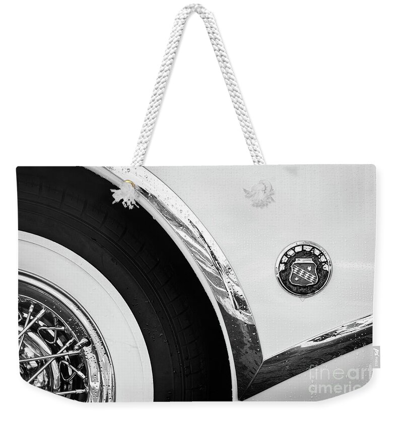 1953 Weekender Tote Bag featuring the photograph 1953 Buick Abstract by Dennis Hedberg