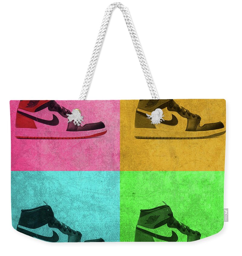 Basketball Shoe Weekender Tote Bags