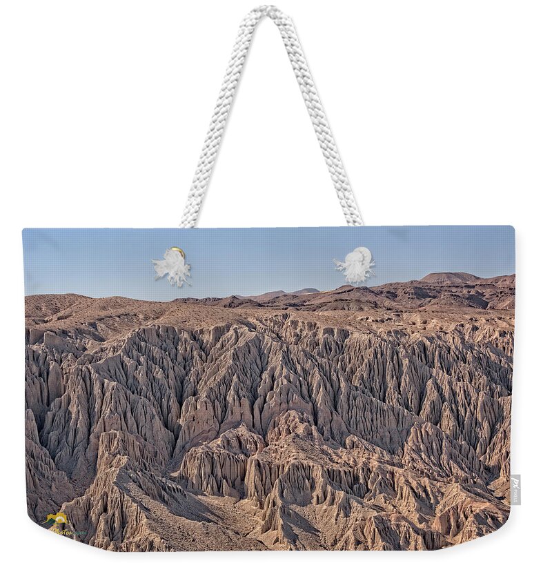 Aerial Shots Weekender Tote Bag featuring the photograph Afton Canyon #2 by Jim Thompson