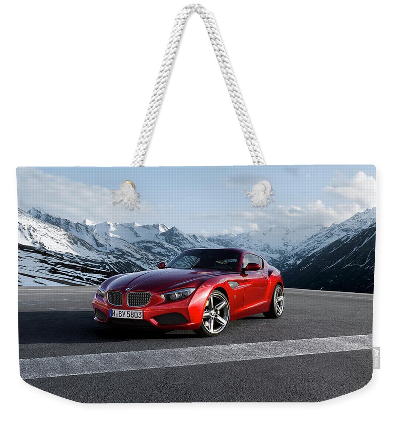 Bmw Zagato Coupe Weekender Tote Bag featuring the photograph Bmw Zagato Coupe #2 by Jackie Russo