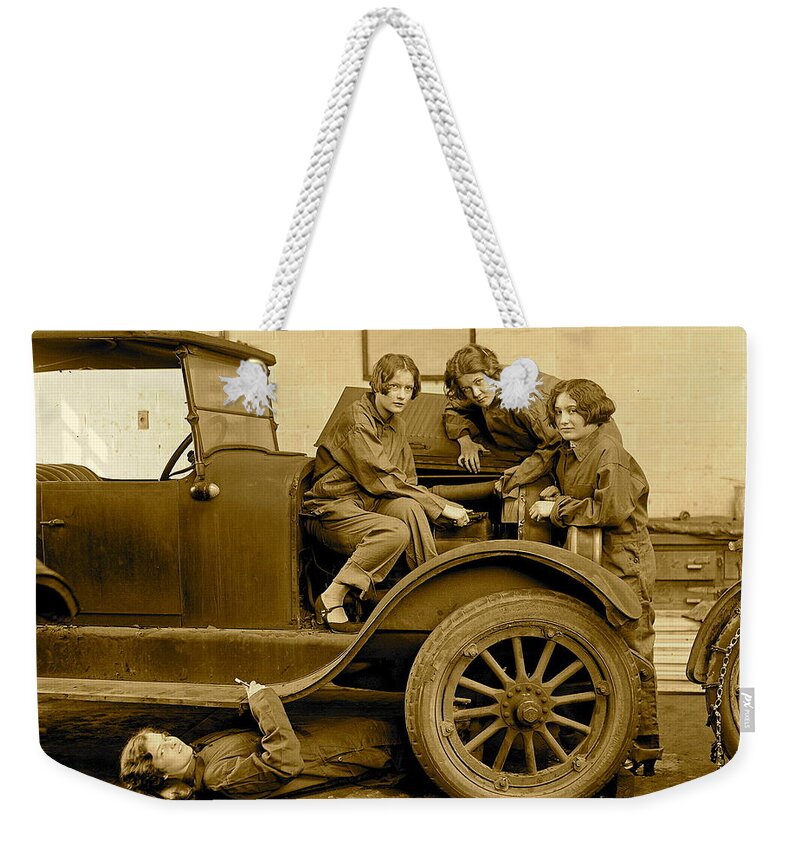 Car Weekender Tote Bag featuring the photograph Car #2 by Jackie Russo