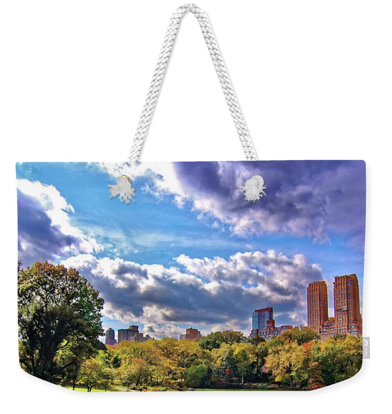 Central Park Weekender Tote Bag featuring the photograph Central Park #3 by Doolittle Photography and Art
