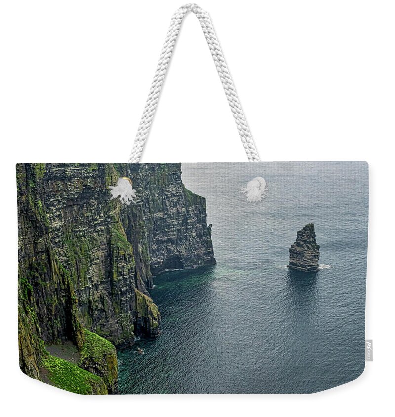 Cliffs Of Moher Weekender Tote Bag featuring the photograph Cliffs of Moher #2 by Mark Llewellyn