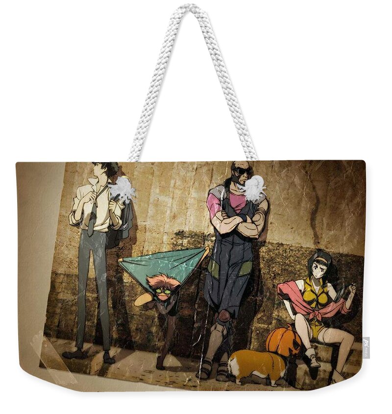 Cowboy Bebop Weekender Tote Bag featuring the digital art Cowboy Bebop #2 by Maye Loeser