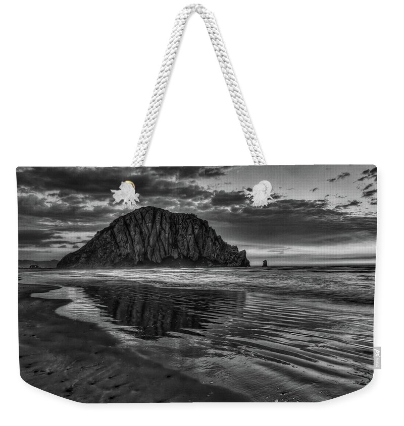Black And White Weekender Tote Bag featuring the photograph Crimson Sunset #2 by Beth Sargent
