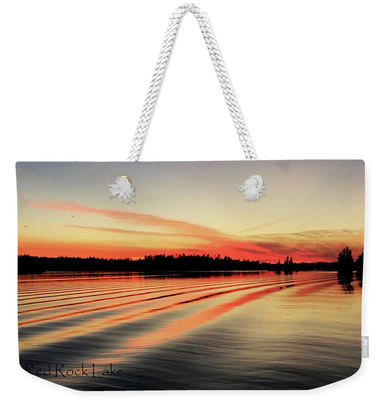  Weekender Tote Bag featuring the photograph Doug Hobson, Red Rock Lake #2 by Tom Janca