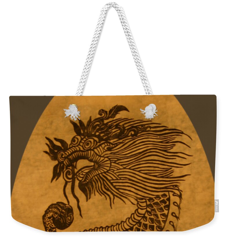 Dragon Weekender Tote Bag featuring the photograph Dragon #2 by Robert E Alter Reflections of Infinity