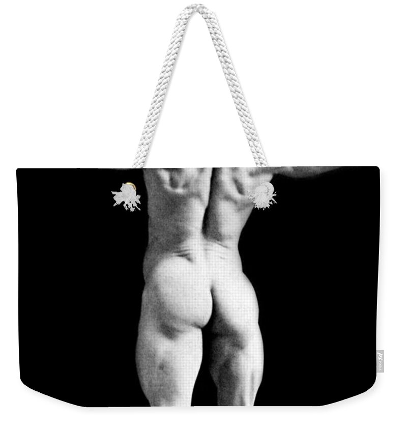 Erotica Weekender Tote Bag featuring the photograph Eugen Sandow, Father Of Modern #2 by Science Source