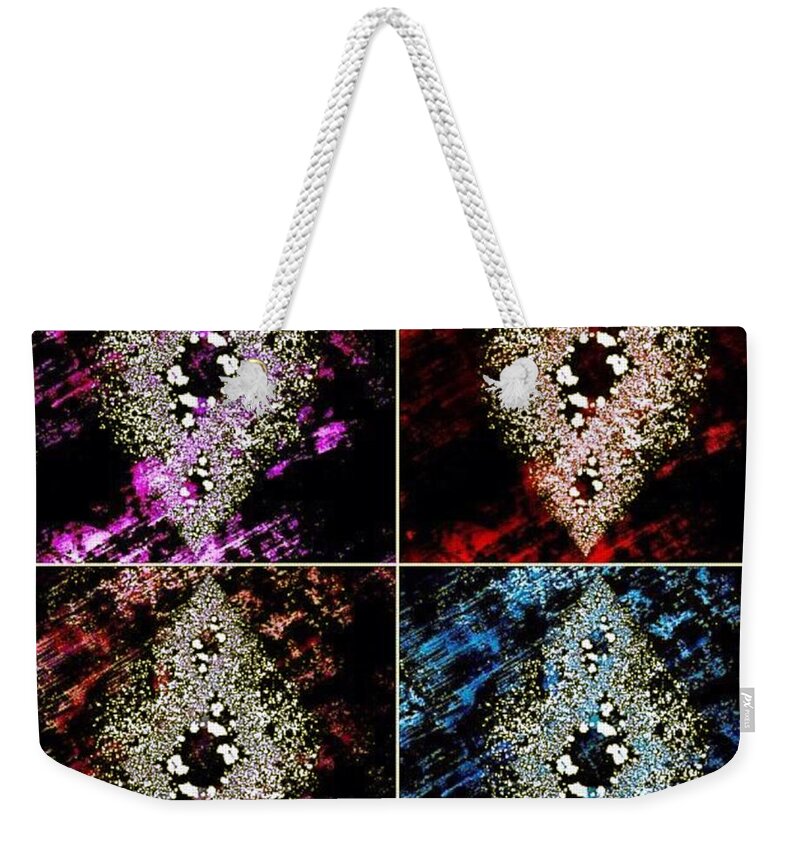 Evolution Weekender Tote Bag featuring the photograph Helical Fractal Matrices #2 by Nick Heap