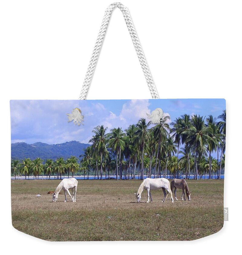 Horse Weekender Tote Bag featuring the photograph Horse #2 by Jackie Russo