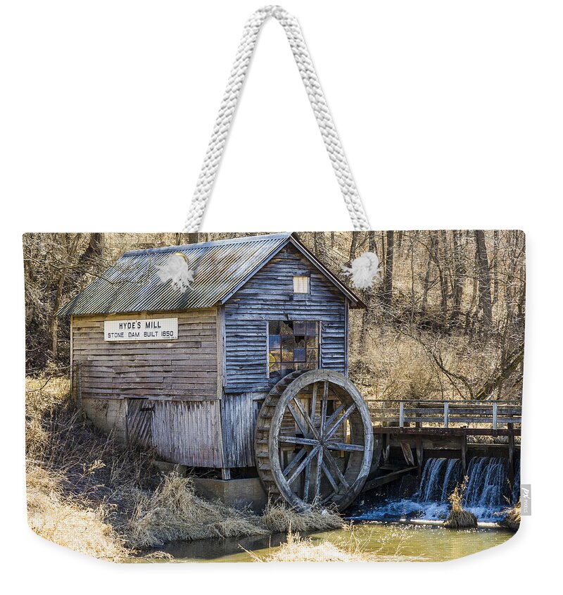 Hydes Mill Weekender Tote Bag featuring the photograph Hydes Mill - Ridgeway - Wisconsin #2 by Steven Ralser