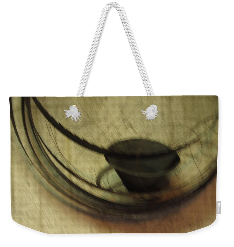  Weekender Tote Bag featuring the photograph In Old Workshop #2 by Jovana Babic
