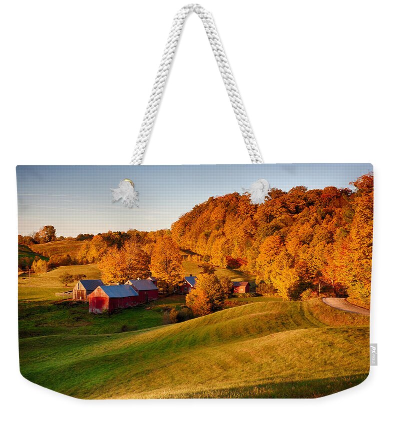#jefffolger Weekender Tote Bag featuring the photograph Jenne farm #2 by Jeff Folger