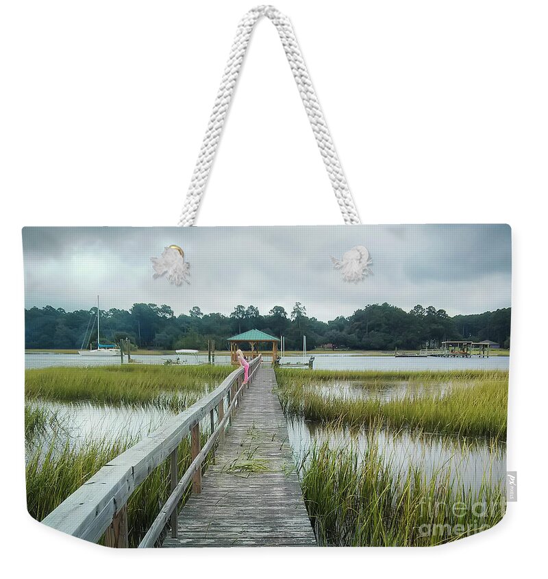 Lowcountry Dock Weekender Tote Bag featuring the photograph Lowcountry Dock #2 by Dustin K Ryan