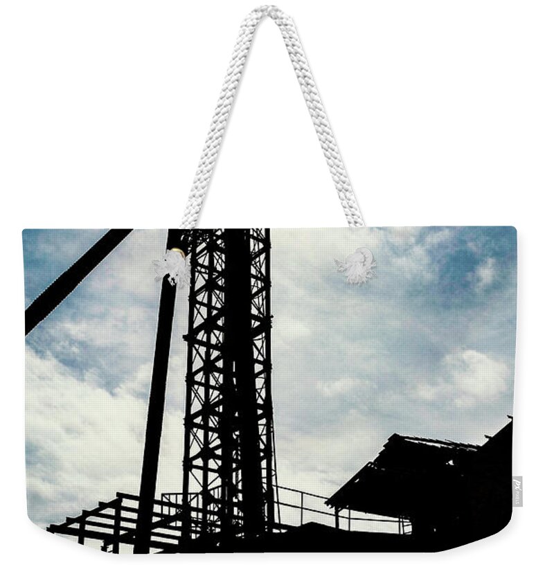Mine Weekender Tote Bag featuring the photograph Mining site #2 by Carlos Caetano