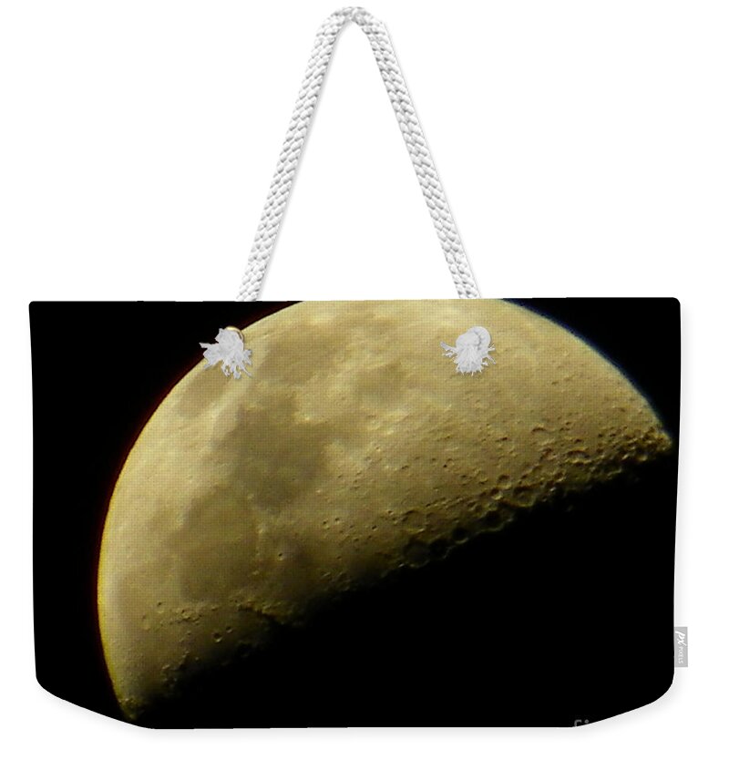 Moon Weekender Tote Bag featuring the photograph Moon #3 by Gerald Kloss