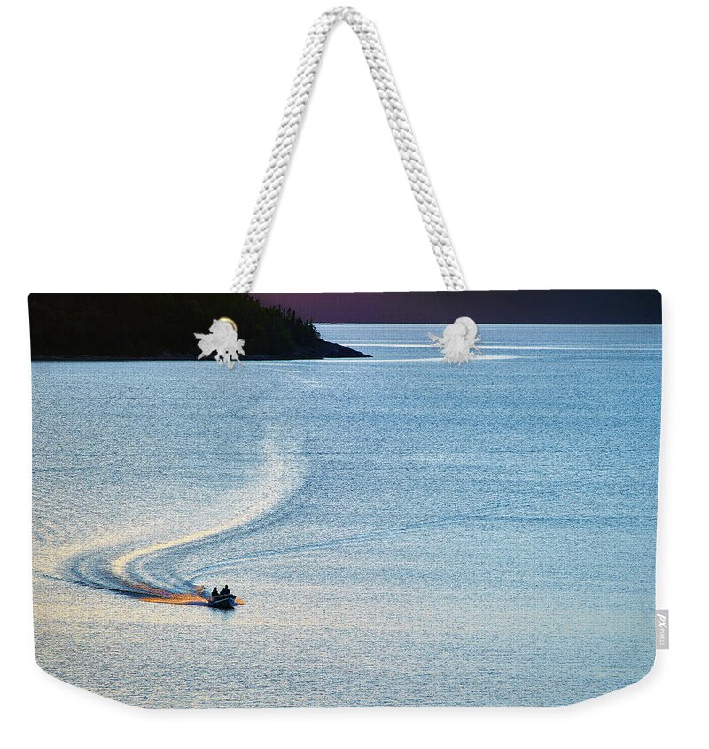 Camping Weekender Tote Bag featuring the photograph Homeward Bound-cooler by Doug Gibbons