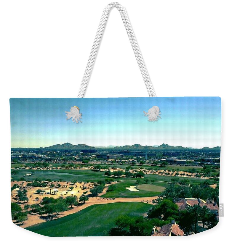 Scottsdale Weekender Tote Bag featuring the photograph Peaceful #2 by Michael Albright