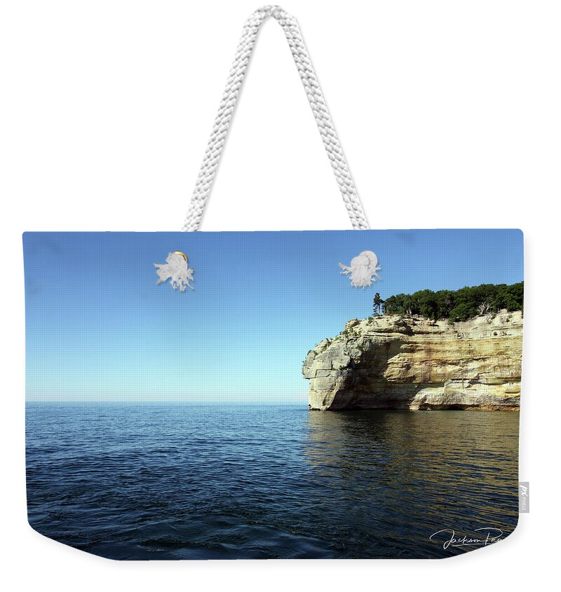 Pictured Rocks Weekender Tote Bag featuring the photograph Pictured Rocks by Jackson Pearson