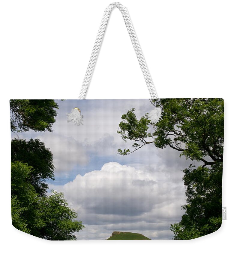 Cleveland Weekender Tote Bag featuring the photograph Roseberry Topping #4 by Gary Eason