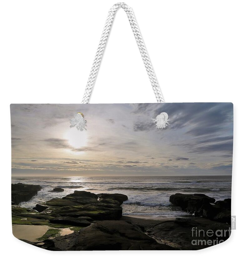 Coast Weekender Tote Bag featuring the photograph Serenity #2 by Sheila Ping